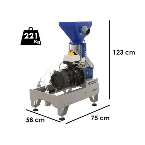 SmartWood PLT-200B – Dreiphasen-Elektro-Pelletpresse – Neu