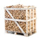 Halbe Palette kammergetrocknetes gespalten Birke Brennholz 25cm