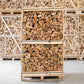 Palette kammergetrocknetes gespalten Birken Brennholz 25cm