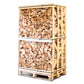 Palette kammergetrocknetes gespalten Birken Brennholz 25cm