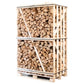 Palette kammergetrocknetes gespalten Buche Brennholz 33cm