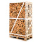 Palette kammergetrocknetes gespalten Erle Brennholz 25cm