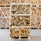 Palette kammergetrocknetes gespalten Hainbuche Brennholz 33cm